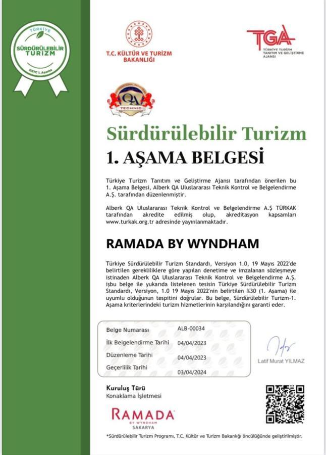 Ramada By Wyndham Sakarya Hotel Ngoại thất bức ảnh